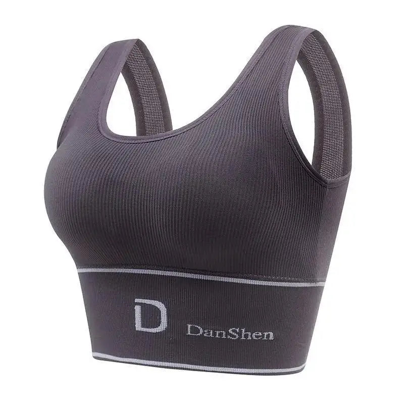 Haut de sport sans bretelles pour femme