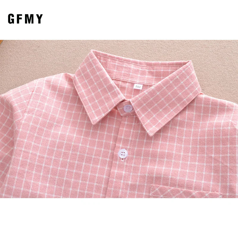 Chemise Enfant à Carreaux en Flanelle pour Garçon