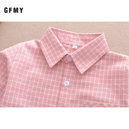Chemise Enfant à Carreaux en Flanelle pour Garçon