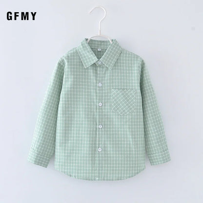 Chemise Enfant à Carreaux en Flanelle pour Garçon