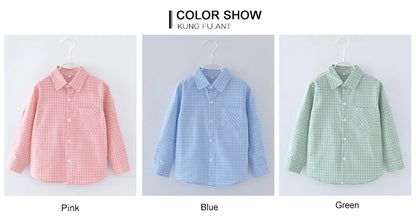 Chemise Enfant à Carreaux en Flanelle pour Garçon