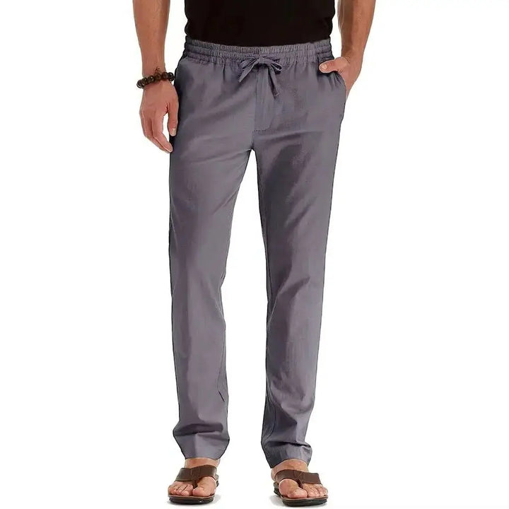 Pantalon Homme Léger Lin & Coton Style Hawaï