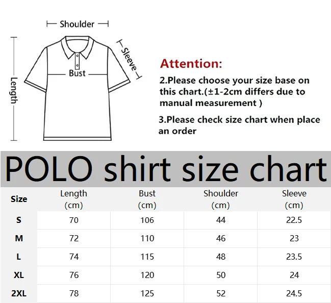 Polo décontracté d’été pour homme