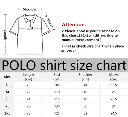 Polo décontracté d’été pour homme