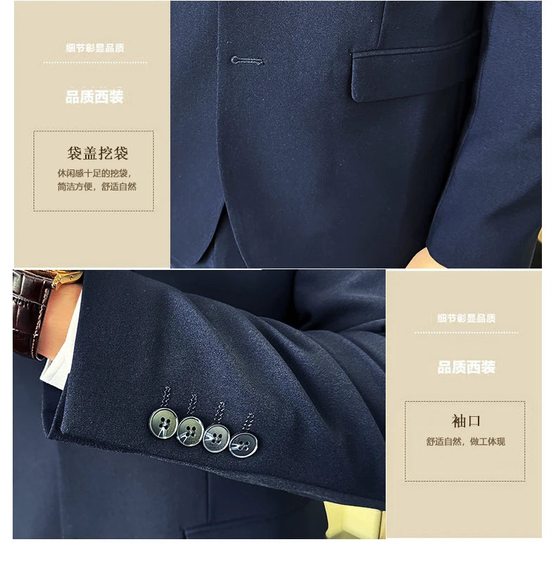 Suit Homme Élégant 2 Pièces