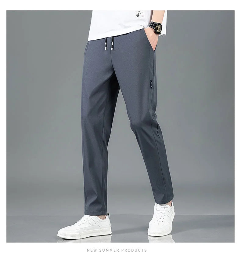 Pantalon Homme Léger et Respirant Style Business Casual