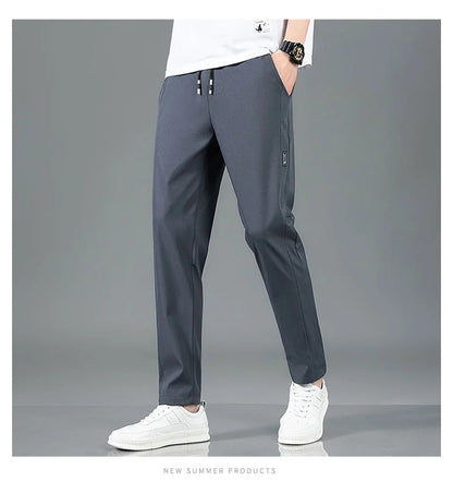 Pantalon Homme Léger et Respirant Style Business Casual