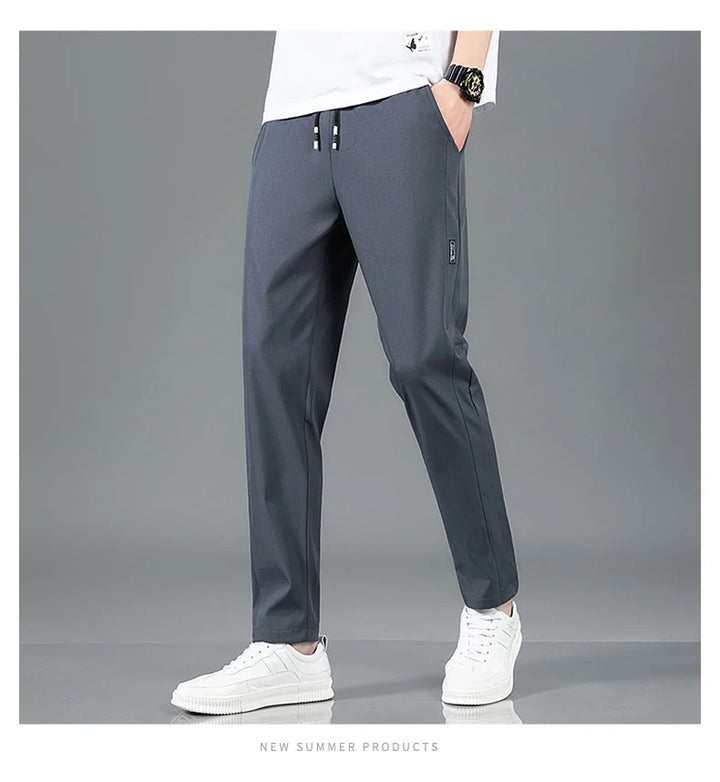Pantalon Homme Léger et Respirant Style Business Casual