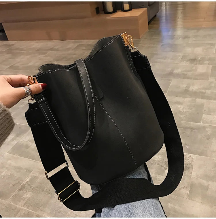 Sac Seau Femme Grande Capacité en Cuir PU Élégant