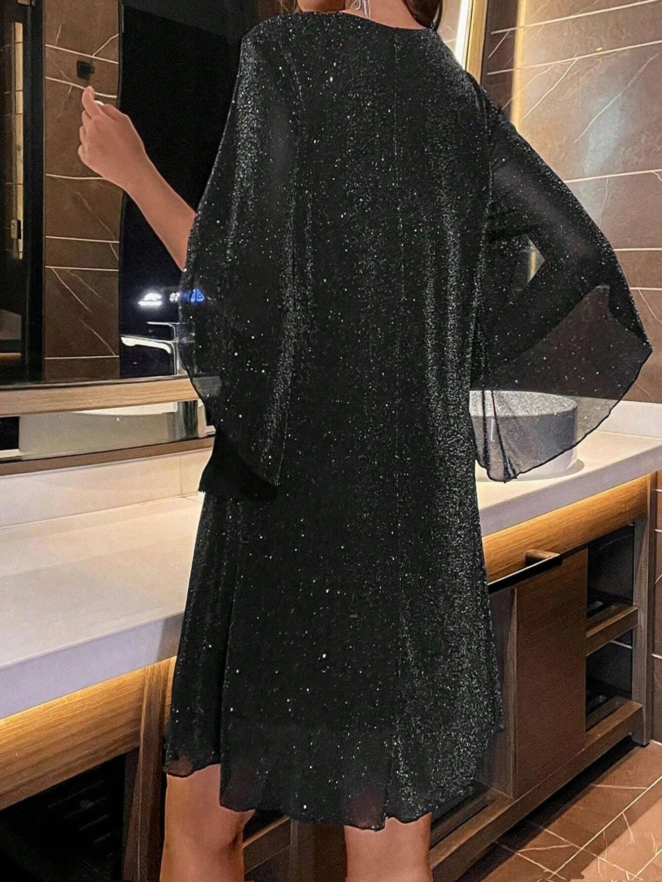 Robe d'été ample à col en V pour femme