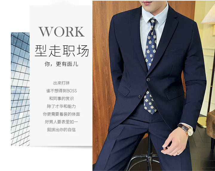 Suit Homme Élégant 2 Pièces