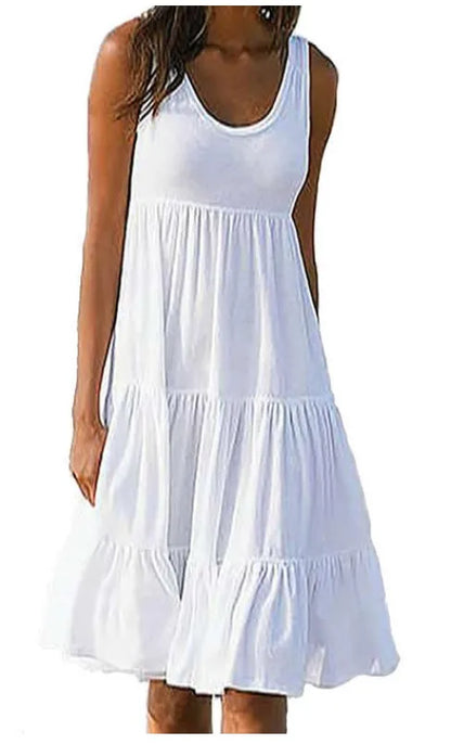 Robe midi moulante à bretelles