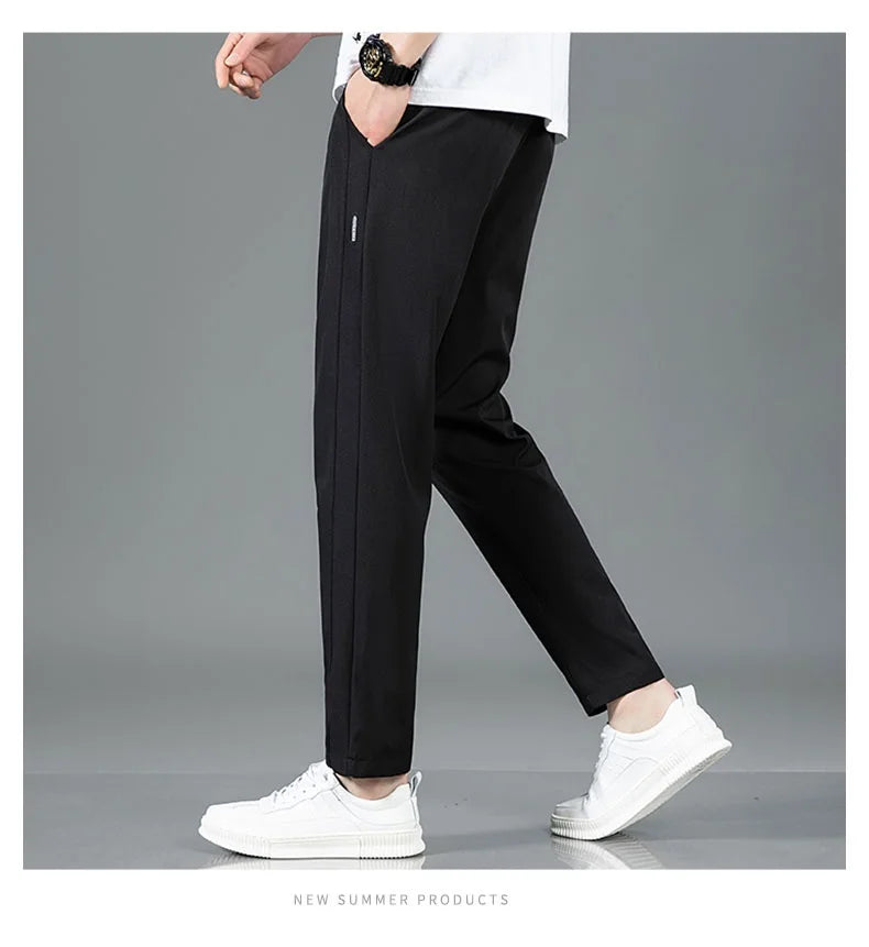 Pantalon Homme Léger et Respirant Style Business Casual
