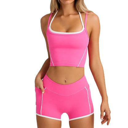 Ensemble Sport Femme 3 Pièces pour Yoga, Fitness et Running