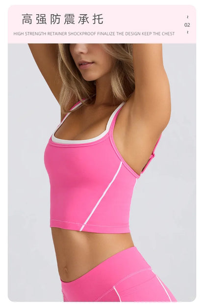 Ensemble Sport Femme 3 Pièces pour Yoga, Fitness et Running