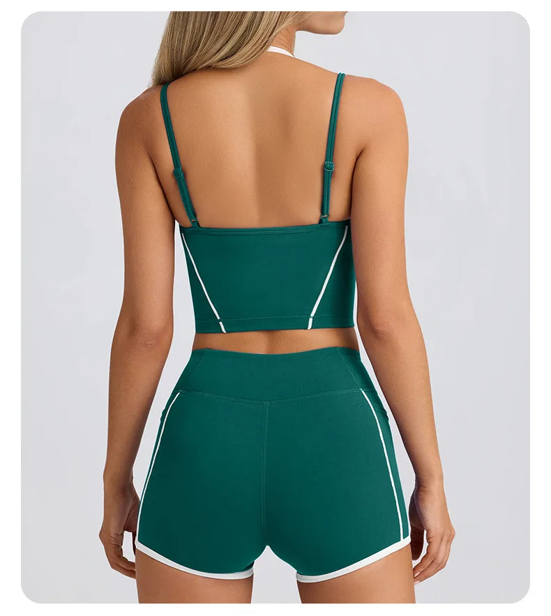 Ensemble Sport Femme 3 Pièces pour Yoga, Fitness et Running