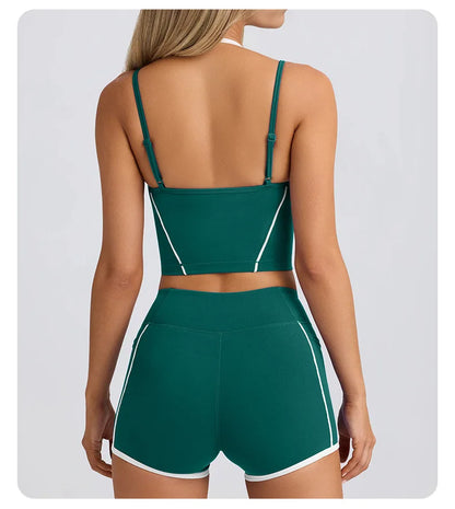 Ensemble Sport Femme 3 Pièces pour Yoga, Fitness et Running