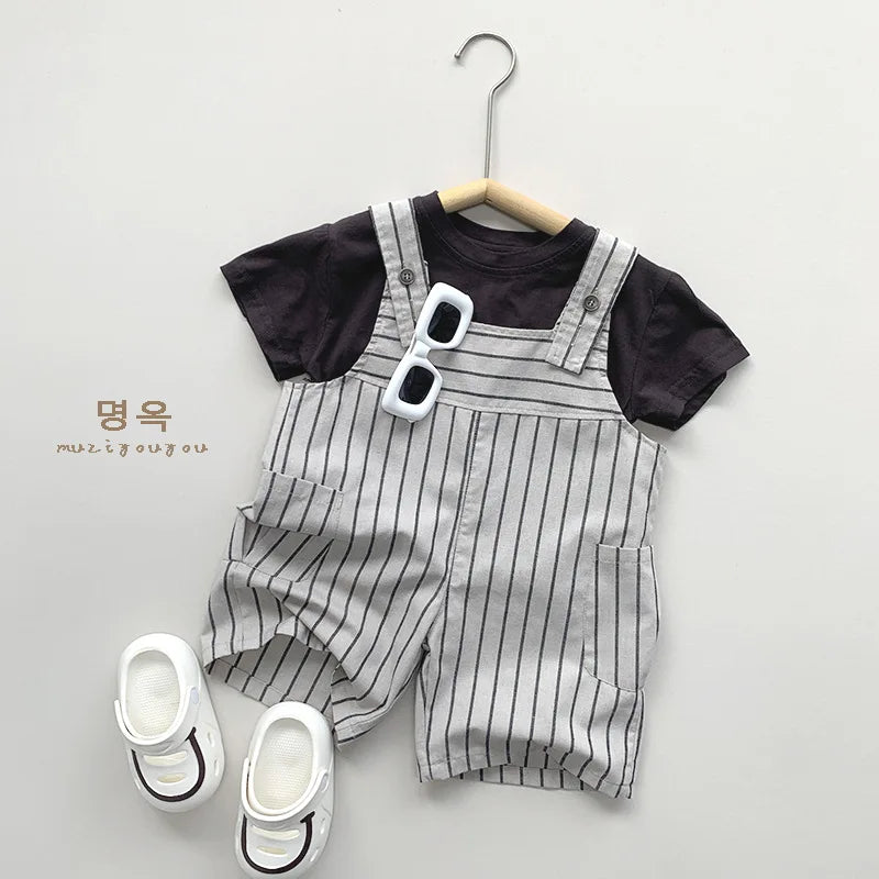 T-shirt Enfant en Coton à Manches Courtes pour Garçon