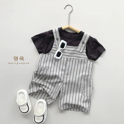 T-shirt Enfant en Coton à Manches Courtes pour Garçon