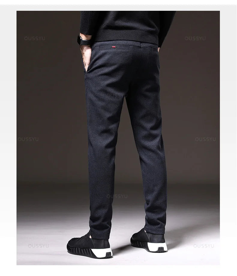 Pantalones elásticos elegantes para hombre