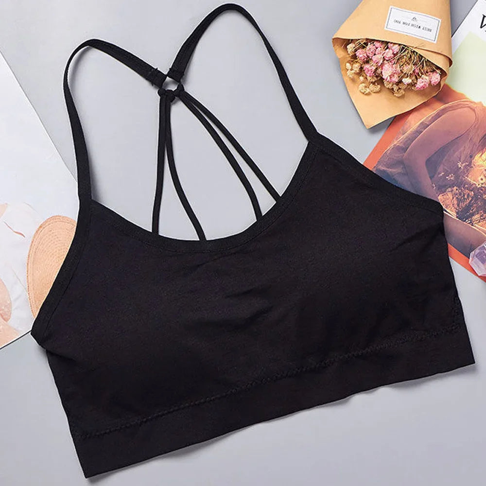 Brassière de Sport Sans Coutures Femme pour Yoga
