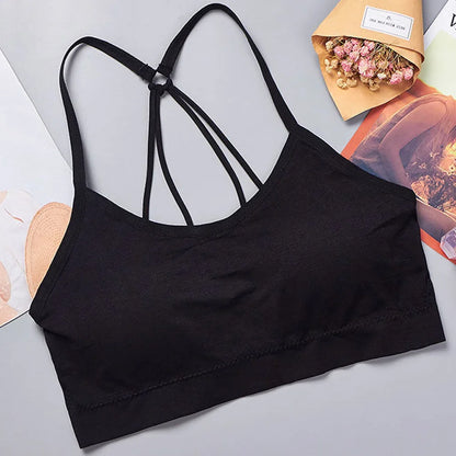 Brassière de Sport Sans Coutures Femme pour Yoga