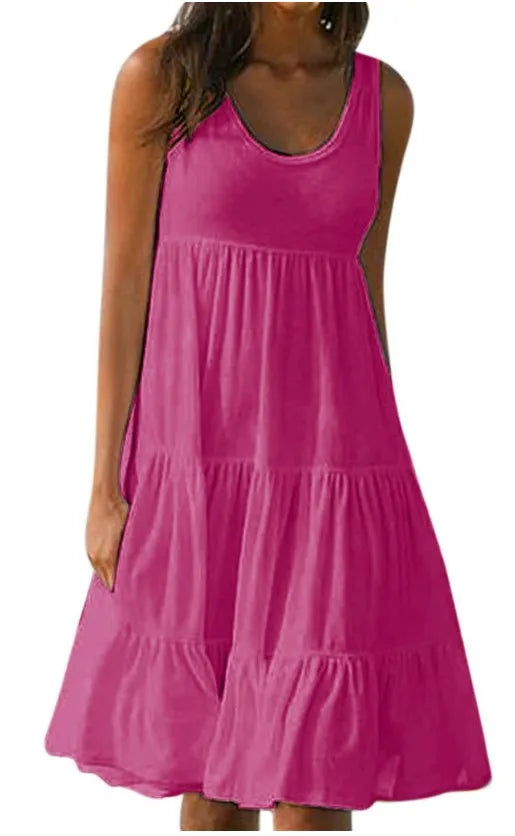 Robe midi moulante à bretelles