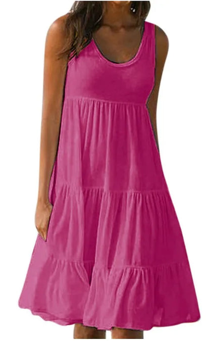 Robe midi moulante à bretelles