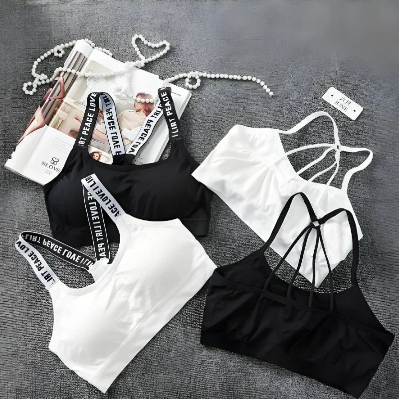 Brassière de Sport Sans Coutures Femme pour Yoga