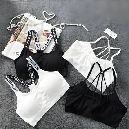 Brassière de Sport Sans Coutures Femme pour Yoga