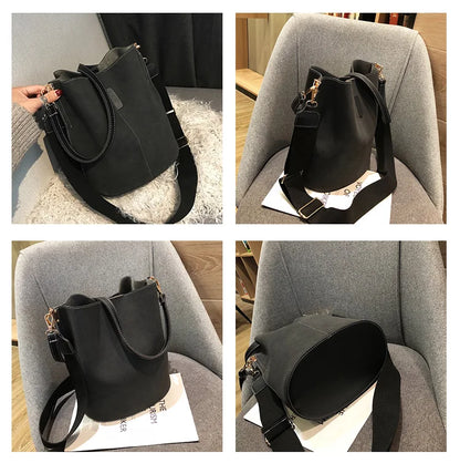 Sac Seau Femme Grande Capacité en Cuir PU Élégant