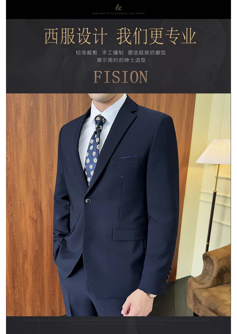 Suit Homme Élégant 2 Pièces