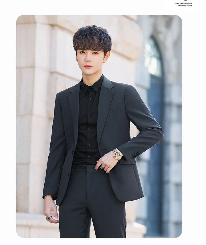 Blazer Homme Élégant Slim Fit