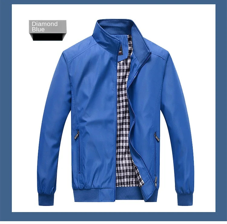 Veste Homme Décontractée Style Baseball Mi-Saison