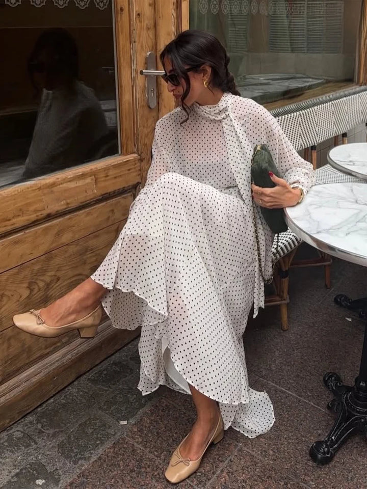 Ensemble Femme Élégant à Pois