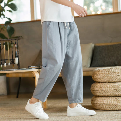 Pantalon en lin urbain