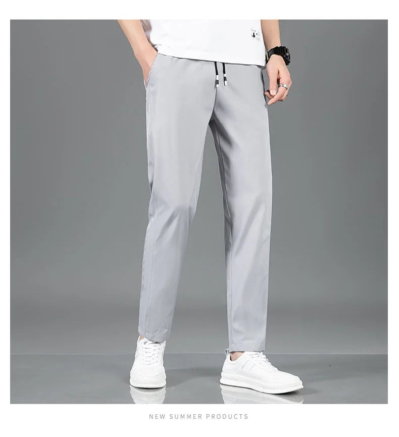 Pantalon Homme Léger et Respirant Style Business Casual