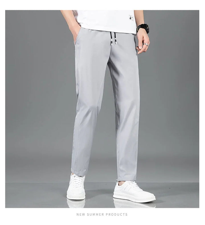 Pantalon Homme Léger et Respirant Style Business Casual