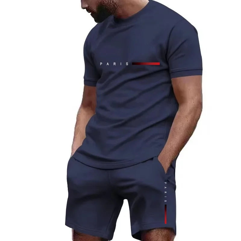 Men's sportswear set, breathable and stylish casual activewear, high-quality trendy new sets, men's clothing clearance