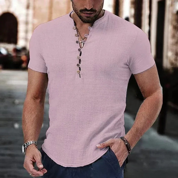 Chemise Homme Lin & Coton Décontractée