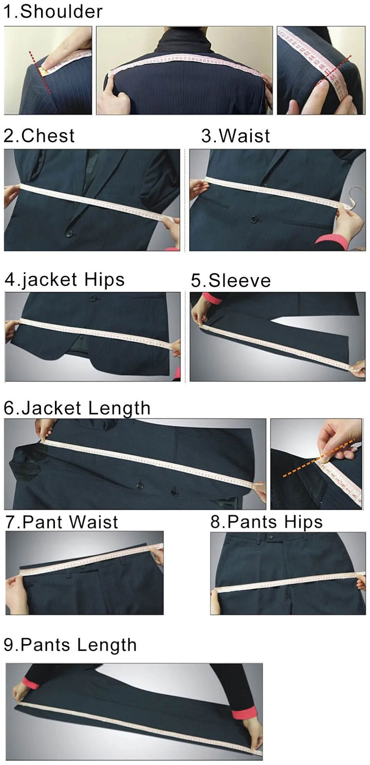 Suit Homme 3 Pièces Bleu Royal à Queue-de-Pie