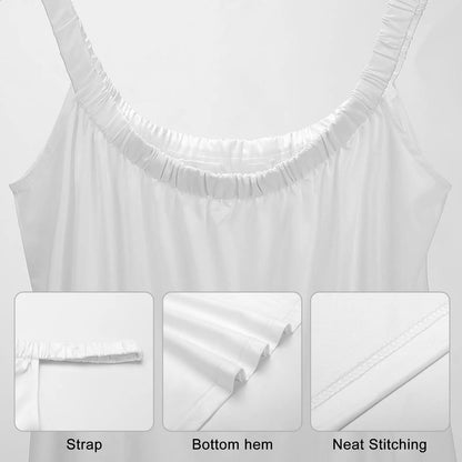 Robe Bohème Élégante à Bretelles pour Femme