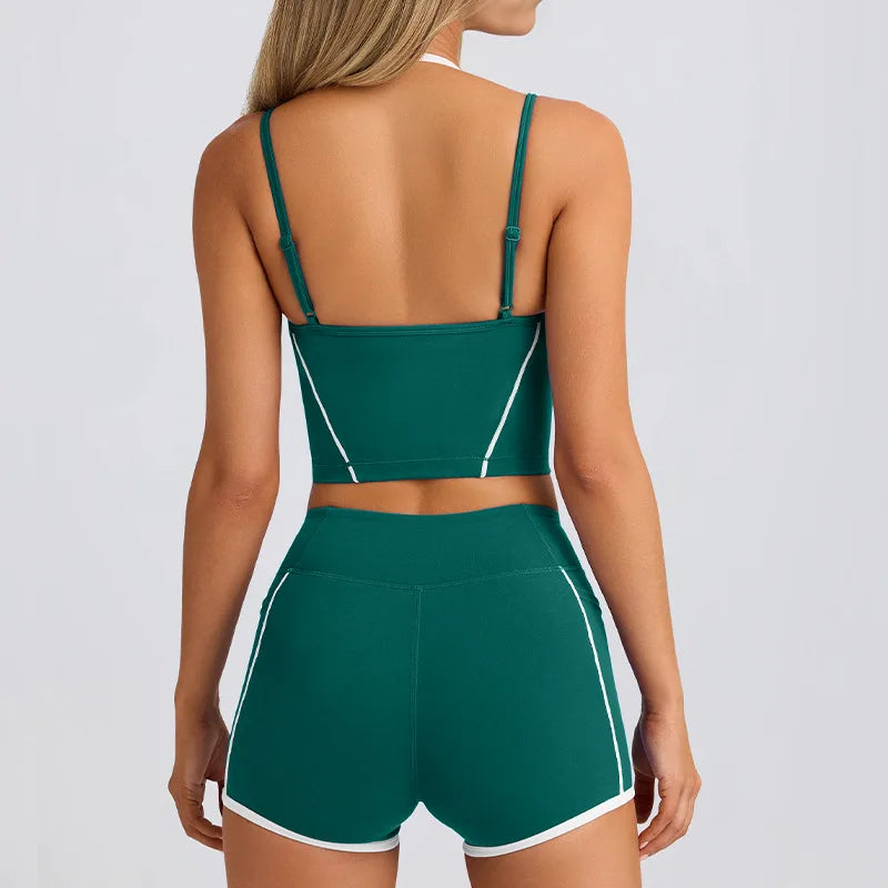 Ensemble Sport Femme 3 Pièces pour Yoga, Fitness et Running
