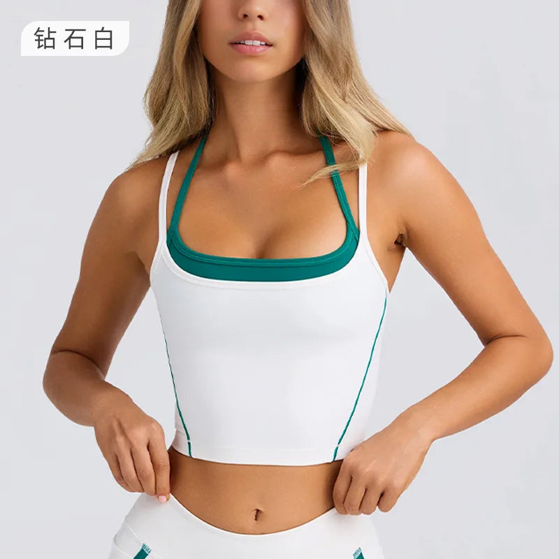 Ensemble Sport Femme 3 Pièces pour Yoga, Fitness et Running