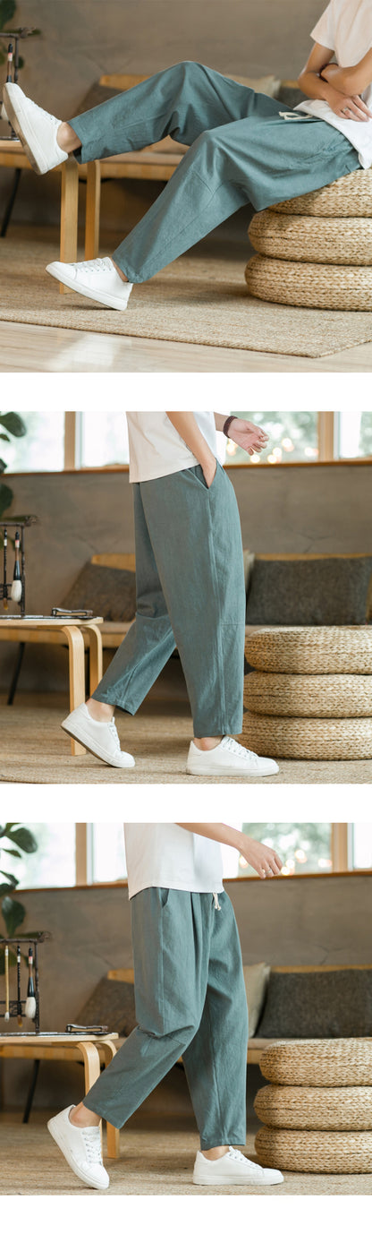 Pantalon en lin urbain