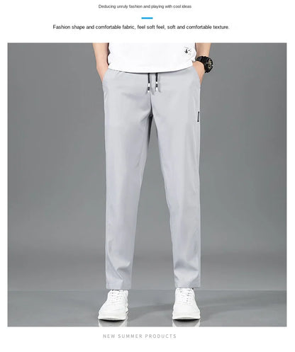 Pantalon Homme Léger et Respirant Style Business Casual