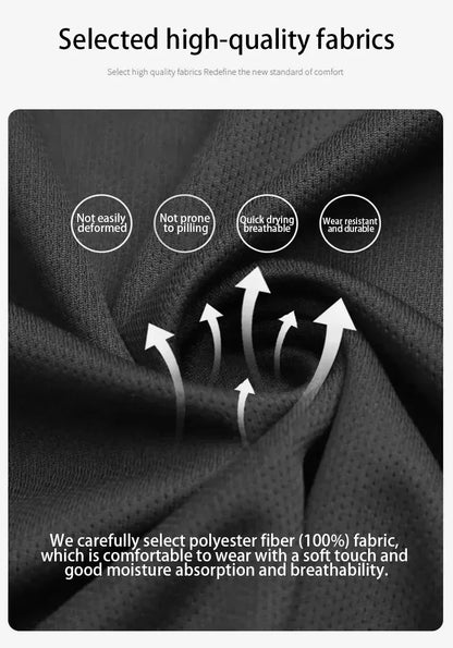 Men's sportswear set, breathable and stylish casual activewear, high-quality trendy new sets, men's clothing clearance