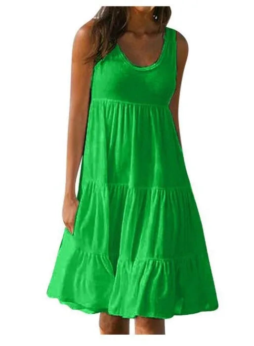 Robe midi moulante à bretelles