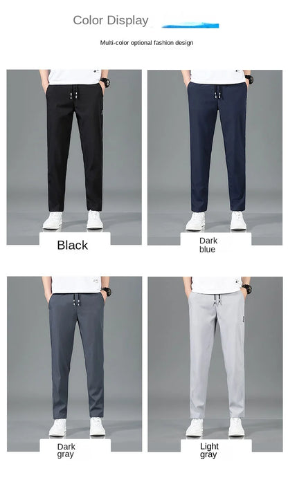 Pantalon Homme Léger et Respirant Style Business Casual
