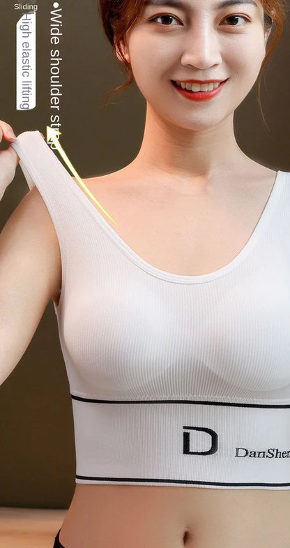 Haut de sport sans bretelles pour femme